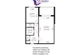 Квартира 1 комната 33 м² Минск, Беларусь