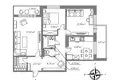 Mieszkanie 3 pokoi 66 m² Wilno, Litwa