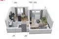 2 room apartment 39 m² Palanga, Lithuania