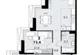 Wohnung 3 zimmer 74 m² Kommunarka, Russland