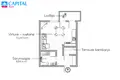1 room apartment 43 m² Vilnius, Lithuania