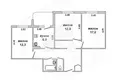 Apartamento 3 habitaciones 70 m² Muchaviecki sielski Saviet, Belarús