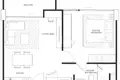 Appartement 3 chambres 51 m² Pattaya, Thaïlande