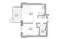 Wohnung 2 zimmer 55 m² Riga, Lettland