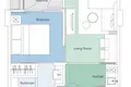 1 bedroom apartment 34 m² Choeng Thale, Thailand