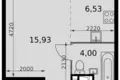 Студия 1 комната 26 м² Москва, Россия