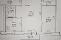 Mieszkanie 2 pokoi 45 m² Wołkowysk, Białoruś