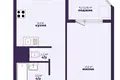 Wohnung 1 zimmer 38 m² Minsk, Belarus