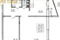 Appartement 2 chambres 63 m² Muchaviecki sielski Saviet, Bélarus