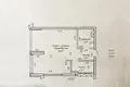 2 room apartment 43 m² Minsk, Belarus