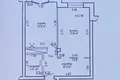 2 room apartment 50 m² Navasiellie, Belarus