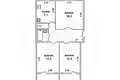 Apartamento 3 habitaciones 62 m² Muchaviecki sielski Saviet, Belarús