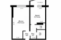 1 room apartment 41 m² Homel, Belarus