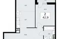 Wohnung 2 zimmer 43 m² Wnukowo, Russland