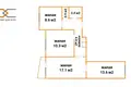 3 room apartment 63 m² Sluck, Belarus