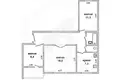 3 room apartment 62 m² Malaryta, Belarus