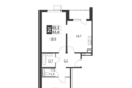 Квартира 2 комнаты 63 м² Москва, Россия