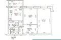 2 room apartment 52 m² Hatava, Belarus