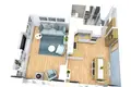 Квартира 3 комнаты 38 м² Кладно, Чехия