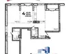 2 room apartment 73 m² Minsk, Belarus