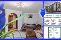 1 room apartment 34 m² Dzyarzhynsk, Belarus