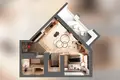 Студия 1 комната 44 м² Калининград, Россия