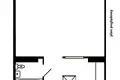 Wohnung 1 zimmer 26 m² Warschau, Polen