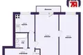 2 room apartment 45 m² Minsk, Belarus