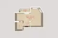1 room apartment 40 m² Minsk, Belarus