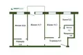 Appartement 3 chambres 55 m² Biarozawka, Bélarus