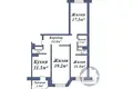 3 room apartment 83 m² Baranavichy, Belarus