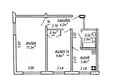 Wohnung 2 zimmer 43 m² Minsk, Weißrussland