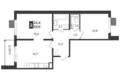 Apartamento 2 habitaciones 54 m² Leninsky District, Rusia