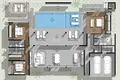 3-Schlafzimmer-Villa 444 m² Choeng Thale, Thailand