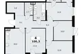 4 room apartment 100 m² South-Western Administrative Okrug, Russia