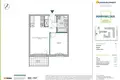 Apartamento 2 habitaciones 41 m² en Varsovia, Polonia