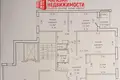 3 room apartment 82 m² Hrodna, Belarus