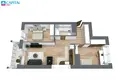 3 room apartment 64 m² Vilnius, Lithuania