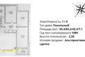 3 room apartment 65 m² Minsk, Belarus