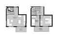 Квартира 2 комнаты 86 м² Аланья, Турция
