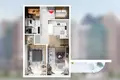 1 room apartment 61 m² Kaliningrad, Russia