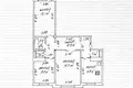 Appartement 3 chambres 64 m² Minsk, Bélarus