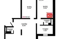 Wohnung 3 zimmer 83 m² Ratamka, Belarus