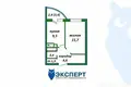 Квартира 1 комната 41 м² Смолевичи, Беларусь