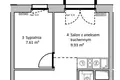 Mieszkanie 2 pokoi 31 m² Warszawa, Polska