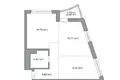 Appartement 1 chambre 52 m² Minsk, Bélarus