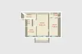 Mieszkanie 2 pokoi 47 m² Mińsk, Białoruś