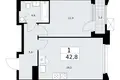 Wohnung 1 zimmer 43 m² Troizk, Russland