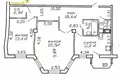 Wohnung 2 zimmer 75 m² Minsk, Belarus