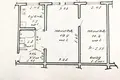 Квартира 2 комнаты 44 м² Минск, Беларусь